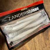 ZANDERBAITS silikona māneklis Zander Shaker 5′ White pearl