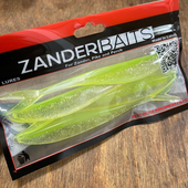 ZANDERBAITS silikona māneklis VTail FAT 5.5′ Lemon Ice